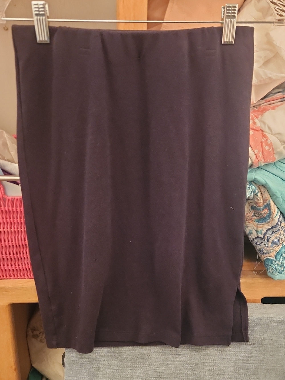 SO Women's Black Pencil Skirt